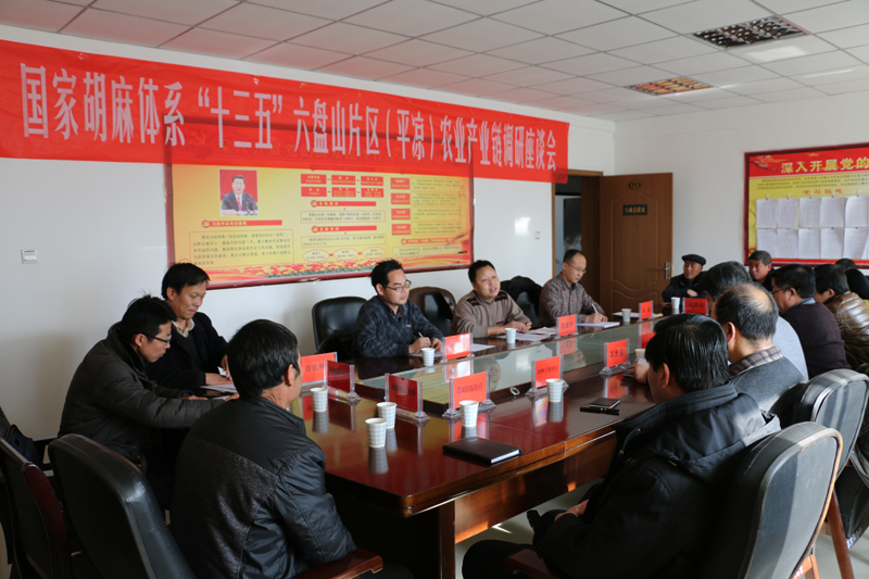 国家胡麻产业体系“十三五”六盘山片区平凉农业链调研会